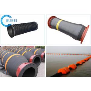 China Flexible Dredging Hose Dredger Discharge Sand Mud Hydraulic Rubber Hose 10inch 11.8M wholesale