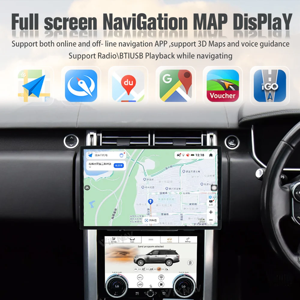 Android Auto Car Radio For Range Rover Vogue L405 2013-2017 Carplay GPS Navigation Multimedia Stereo Player Head Unit