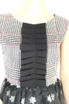 round neck sleeveless fashion dresses with polyster