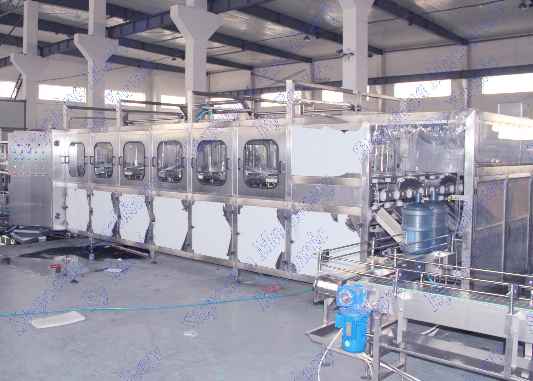 High Speed 5 Gallon Water Filling Machine / Bottled Water Production Line