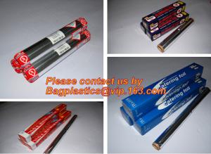 China Household use food grade Kitchen aluminum foil roll, aluminum foil paper with factory price/aluminum foil roll wholesale