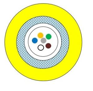 China G652D 1550nm Anti UV LSZH Microduct Fiber Optic Cable wholesale