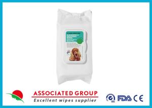 China Medicated Dog Wipes Alcohol Free , Quick Bath Dog Wipes Multipurpose wholesale