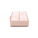 Square Closure Beige Acrylic Gold Purse Frame 17x12cm