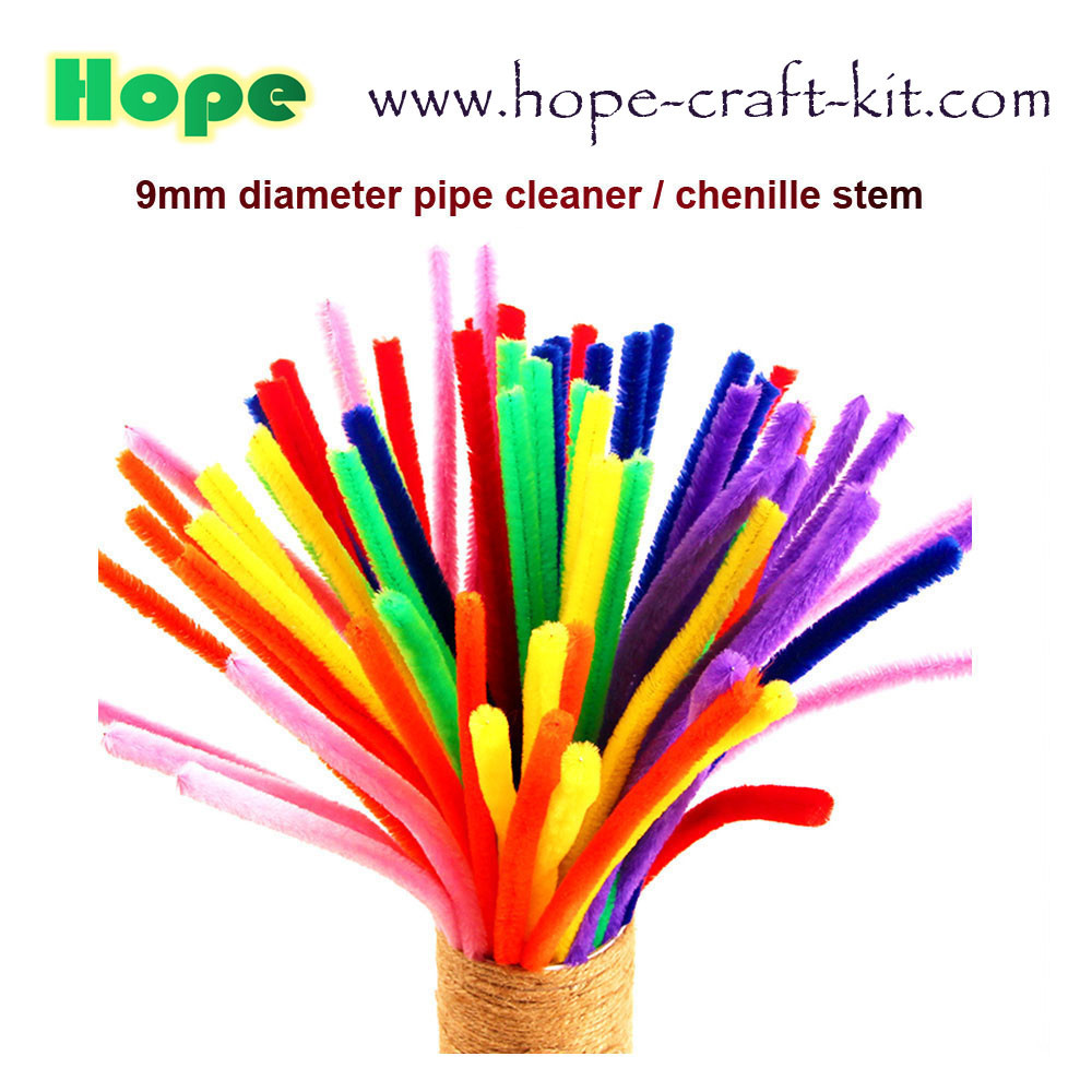 Spotted chenille stems Speckled pipe cleaners for children creative DIY craft kit material KIDS STEM INNOVATION