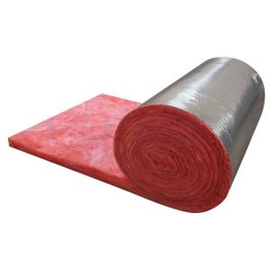 China Aluminum Foil Faced Glass Wool Insulation Roll Customer Requirements wholesale