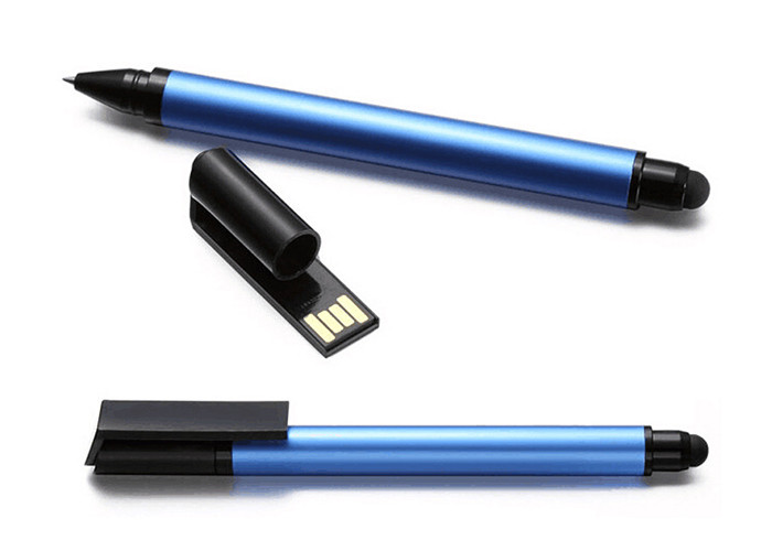 Factory supply customized 32G 2.0 Plastic Pen USB with printing logo for copying data on computer