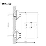 OEM ODM Service 185mm Bath Shower Mixer Faucet