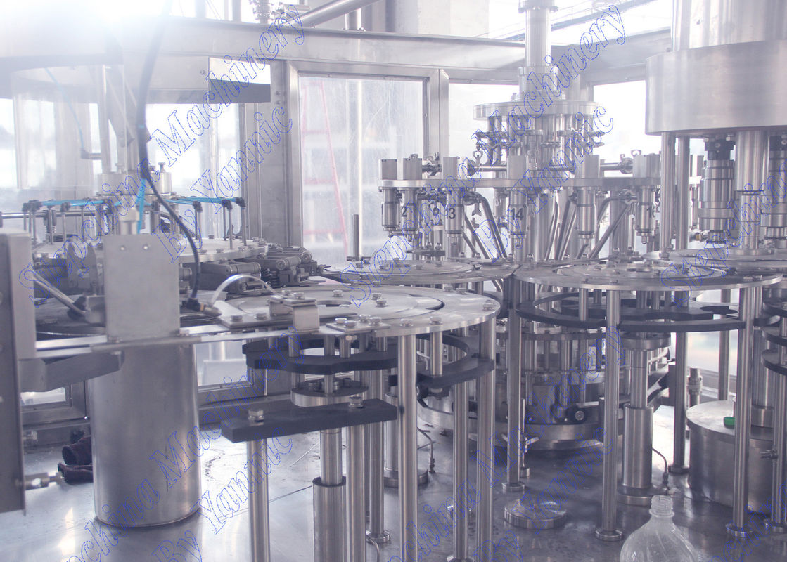 Bottled Orange Juice Filling Machine With 16 Filling / Rinsing Heads 5500 B/H