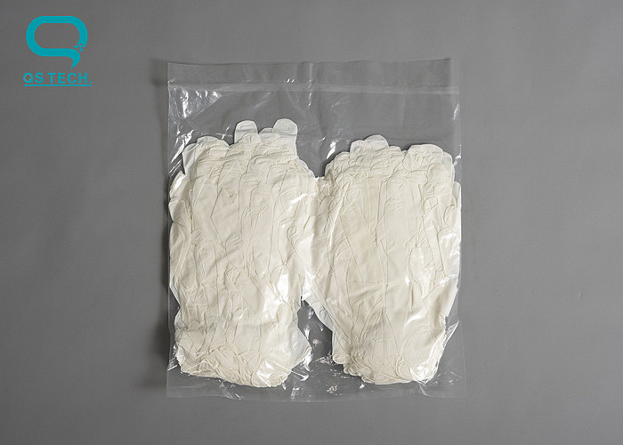 6g 12in White Nitrile Cleanroom Gloves Ambidextrous Powder Free