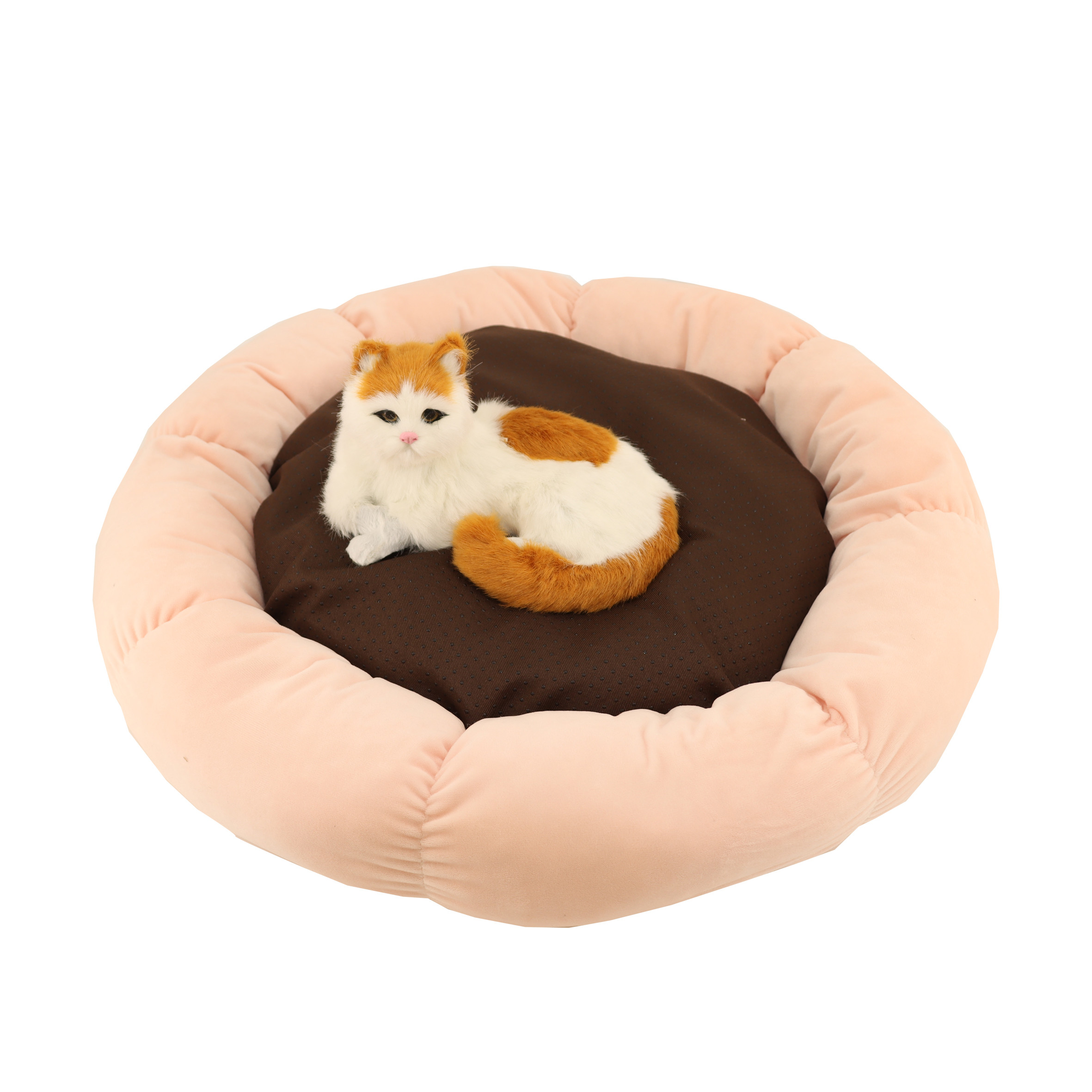 Brown Beige Cat Bed Ottoman Dog 70 Cm 60cm 50cm 40cm 30cm