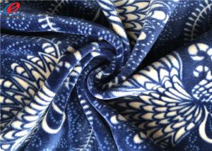China Warp Knitted Poly Spandex Velvet Fabric Stretch Handfeel Customized Color wholesale