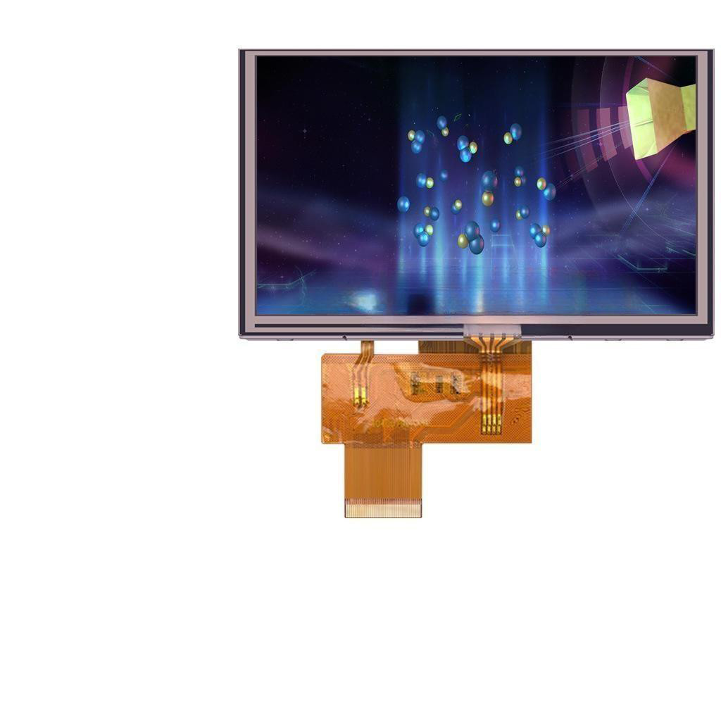 5 Inch TFT Display Module With RTP, 800X480 Resolution , 24BIT RGB Interface, Driving IC ST7262