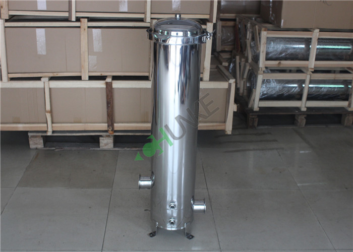 Mirror Gloss Stainless Steel Cartridge Filter Housing RO System Purification