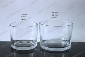 China large glass cylinders candles, cylinders glass container for candle wholesale