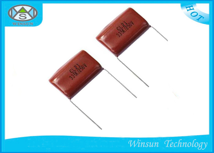 Self - Healing Property High Voltage Pulse Capacitor CL21 225J 250V Epoxy Resin Sealing