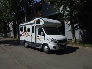 China Multifunction EuroIII Motor Home Caravan Camper Van With Bathroom wholesale