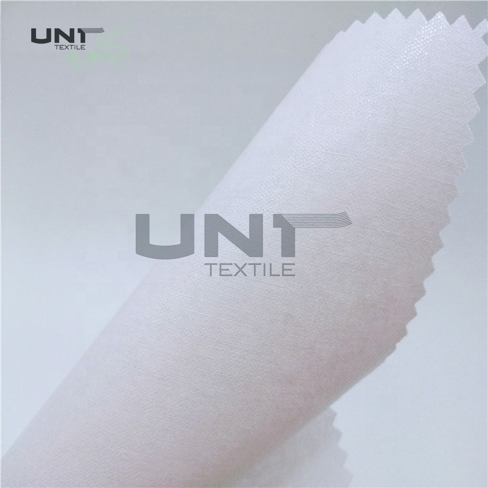 Elastic Fusible Shirt Collar Garment Woven Interlining HDPE Coating