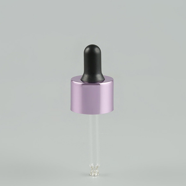 24/410 Aluminium Glass Eye Dropper For Essential Oil Dropper 2 Oz