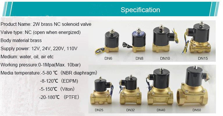 NC Latching Solenoid Valve 10Bar , 24 Volt Electronic Water Flow Control Valve
