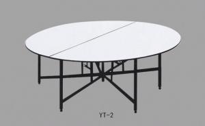 2015 top quality Restaurant folding iron PVC bistro table (YT-2)