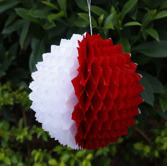 Holiday wedding decoration paper crafts custom multicolor honeycomb ball festive wedding supplies holiday decorations
