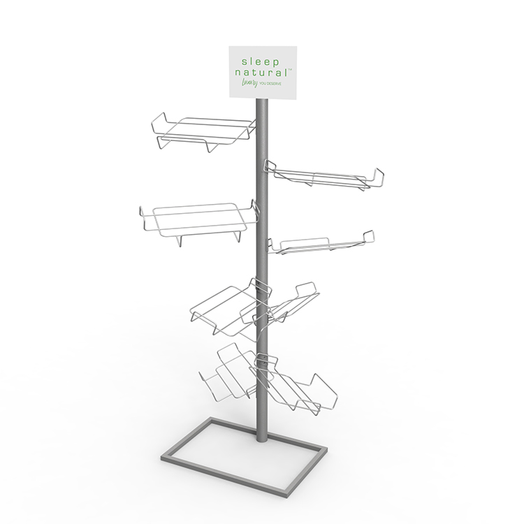 Home Metal Display Stands Textile Shop Pillow Display Stand Metal Display Rack