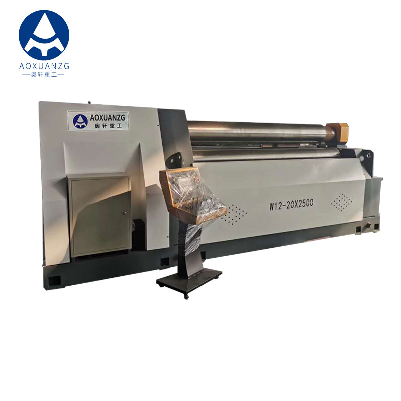 CNC Hydraulic 4 Roll Plate Bending Machine Round Curved Tapered Workpieces Forming
