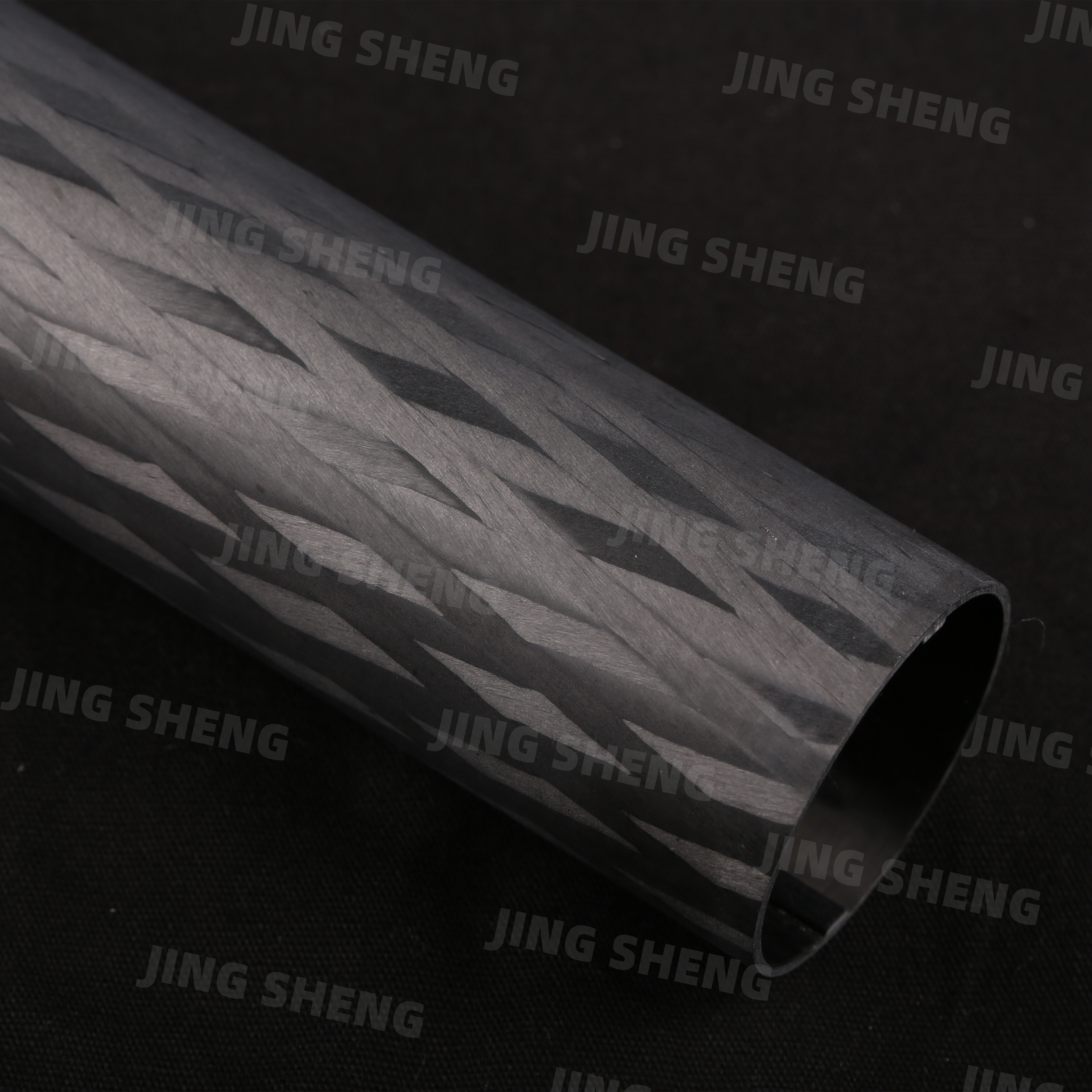 Matte Black Carbon Fiber Round Tube CROSS-WOVEN Surface For Drone Frame Bicycle Parts