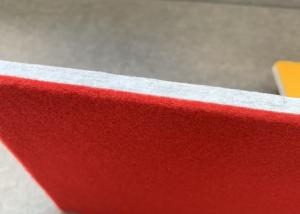 China Upholstery Non Woven Felt Laminate On Polyester Fiber Board Bright Color wholesale
