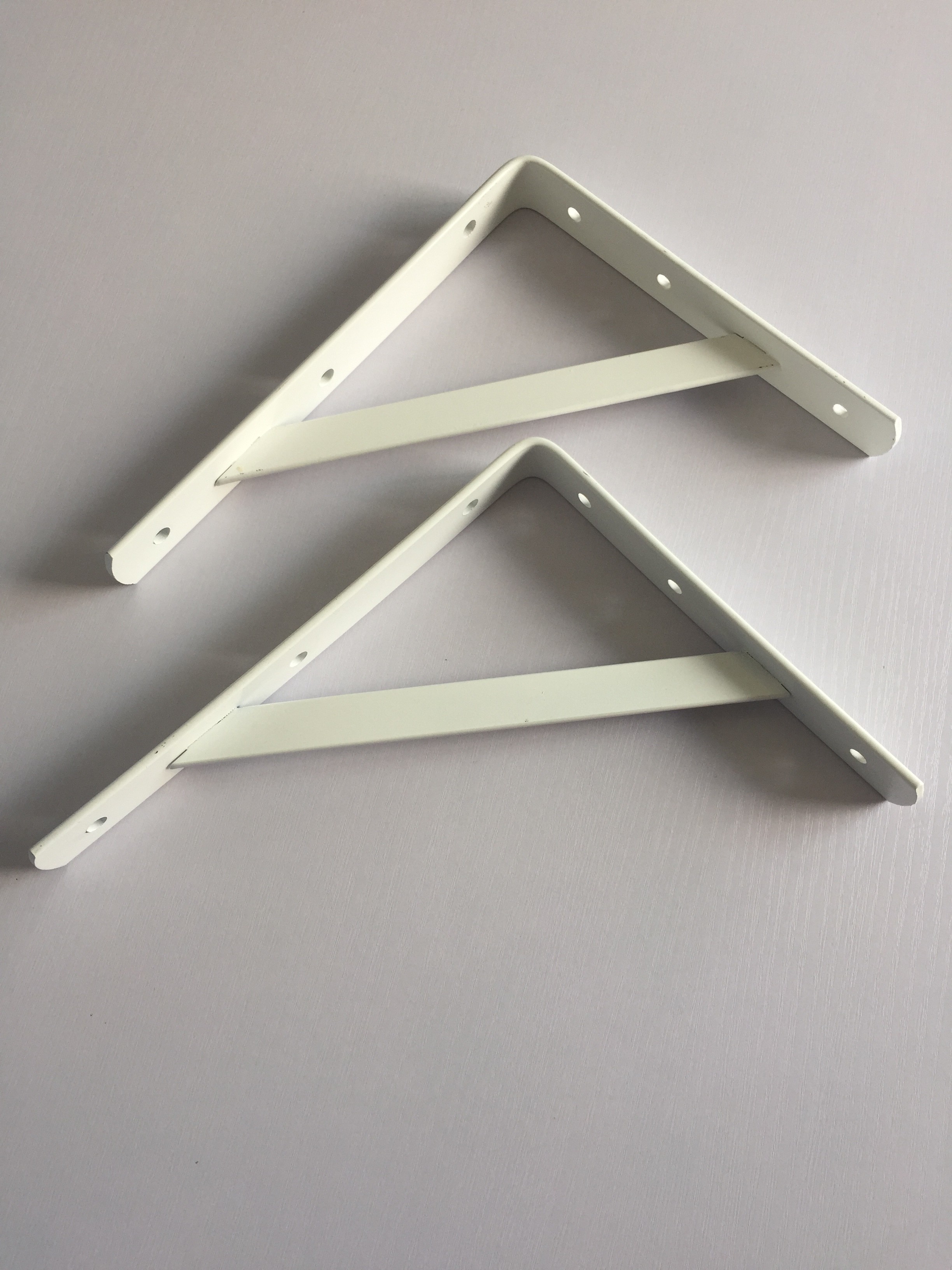 Angle Steel Grey Iron Shelf Brackets Corner Support For Furniture Hardware Fitting