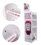 Ultralight Cardboard Floor Display Stands Antiwear Display Racks For food floor