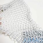 Decorative Stainless Steel Chainmail Ring Mesh Curtains Building Facades