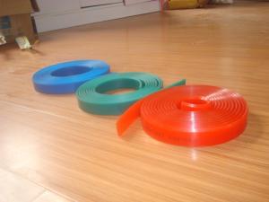 China Solvents Resistant Silk Screen Squeegee Rubber , Flower Paper Silk Screen Squeegee wholesale