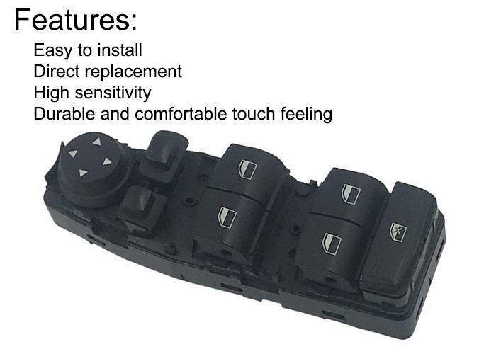 Car BMW Power Window Switch , Left Drive Side Electric Switch Button 61319241955