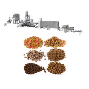 China Twin Screw Extruder Automatic Pet Food Production Line wholesale
