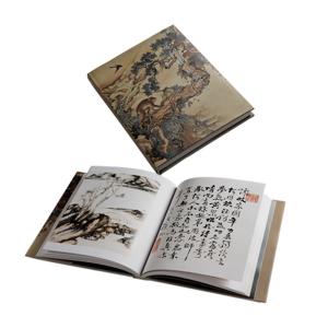 China Offset Hardcover Book Printing Cotton Fabric Cover Material With Sleeve wholesale