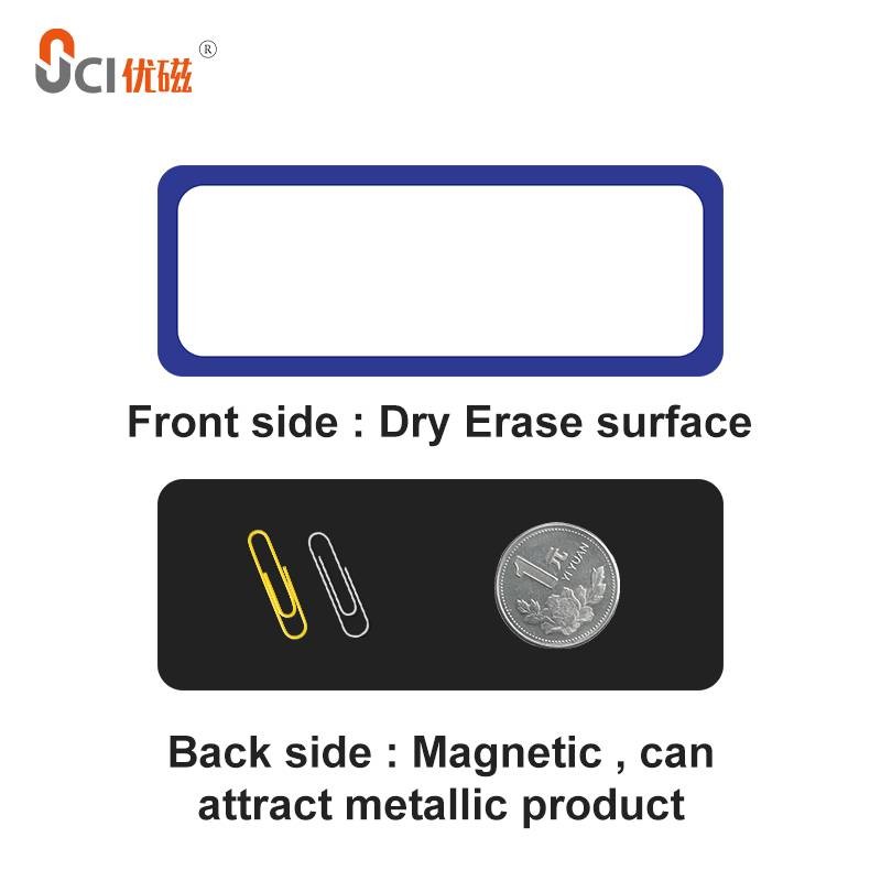 Colorful Magnetic Whiteboard Sticker Self Adhesive Dry Erase Notes Index Cards Reusable