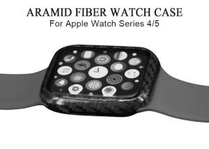 China Antifingerprint Glossy Carbon Fiber Apple Watch Case on sale
