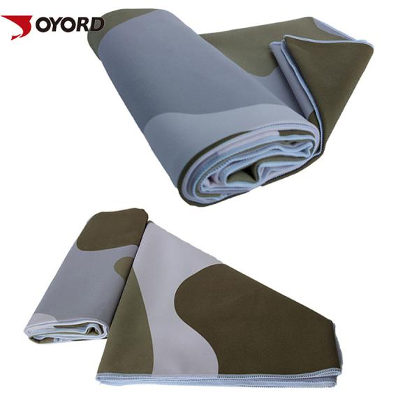 Polyester Personalised Sports Towel Innovative Design Chemical Free Unique Knit