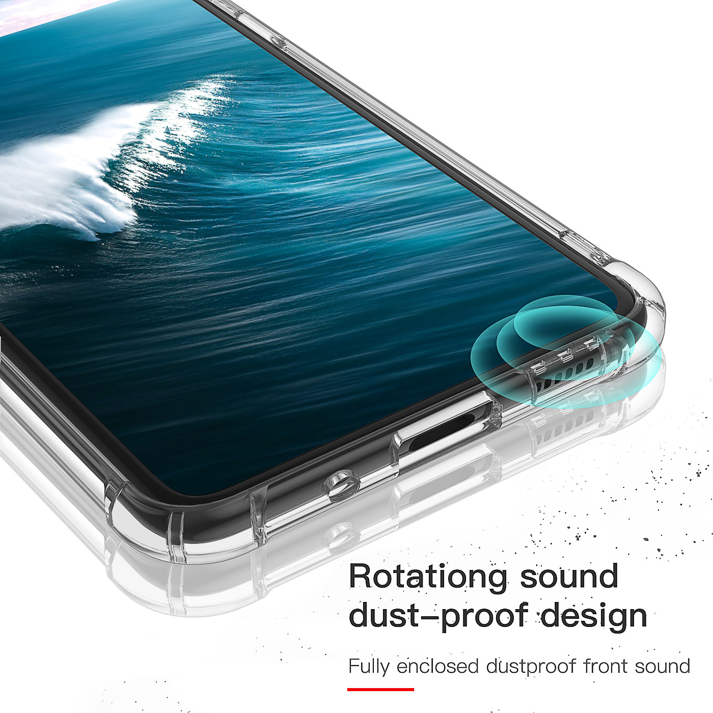 Custom Clear TPU Phone Case For Samsung Galaxy S20 Ultra 100% Test And Transparent Design
