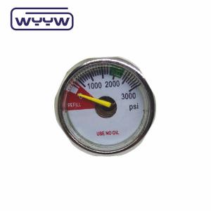 China OEM ODM Mini Pressure Gauge 300bar PCP Manometer 23mm wholesale