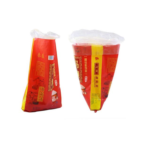 Bright Bopp Film Laminated Poly Woven Bags With Logo Printed Wear Resistant