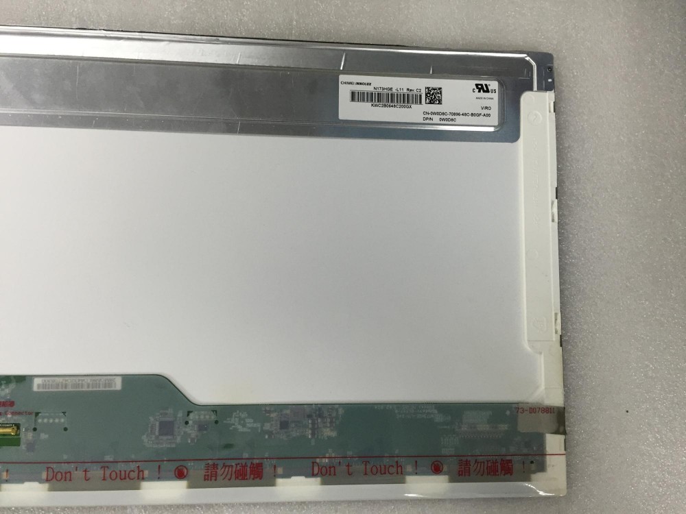 17.3 Inch Used Laptop LCD Screen N173HGE-L11 40 Pin 1920*1080 Resolution TFT Type