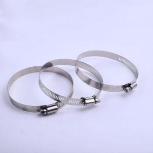 China Perforated Band Hose Clamp Clips Parts Stainless Steel 12mm wholesale