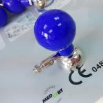 Ecg Suction Electrodes Blue CE And ISO 13485 Certification Copper Conductor