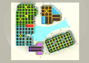 China Outdoor Foam Sponge Pool Kids Trampoline Park wholesale