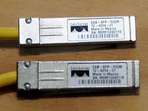 China Genuine Cisco CAB-SFP-50CM SFP Interconnect Patch Molex Cable wholesale