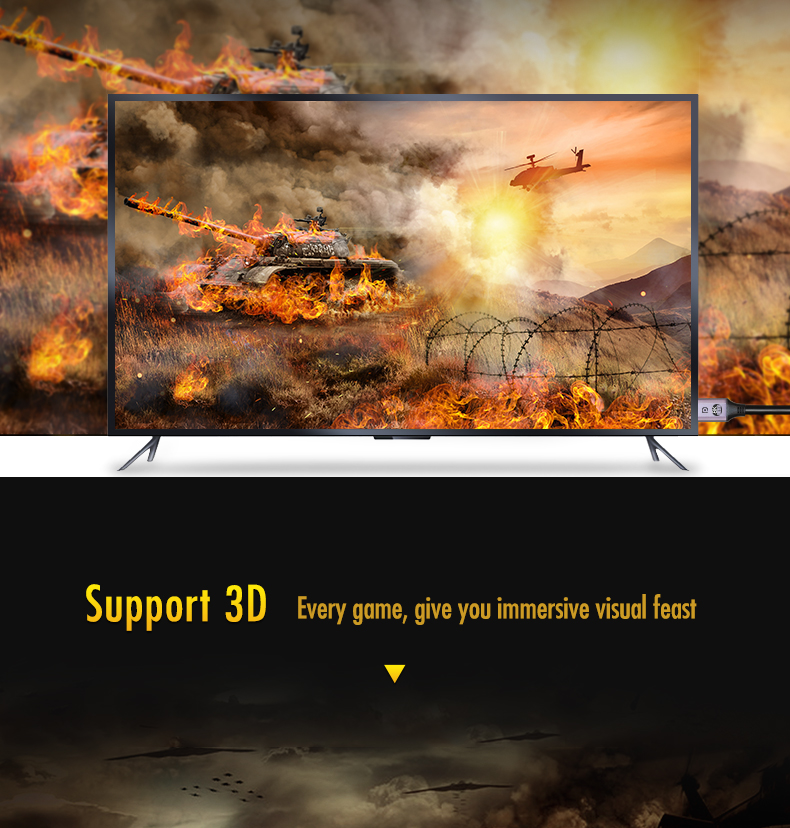 8k 1080p Hdmi To DP Converter Cable Male Adapter Video Cable