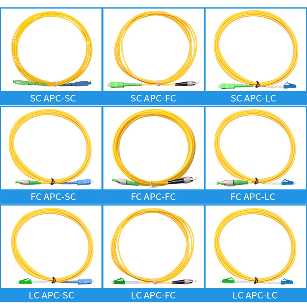 2mm 3mm FTTH Pigtails LSZH White Fibre Optical Cable G652D G657A SC/APC Fiber Optic Patch Cord